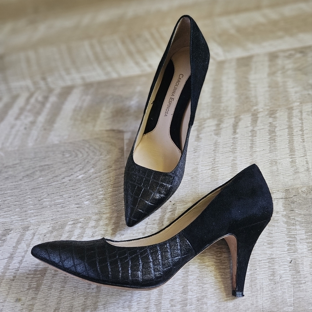 Carolinna Espinosa All Leather Pumps